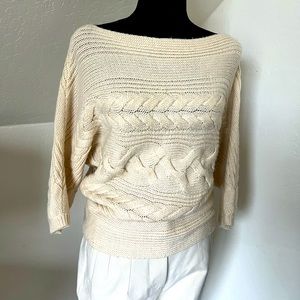 BEBE Cable Knit Sweater 0107-08